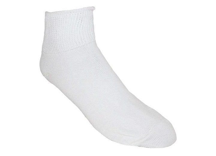 Womens Extra Wide 7400W Comfort Anklet Socks